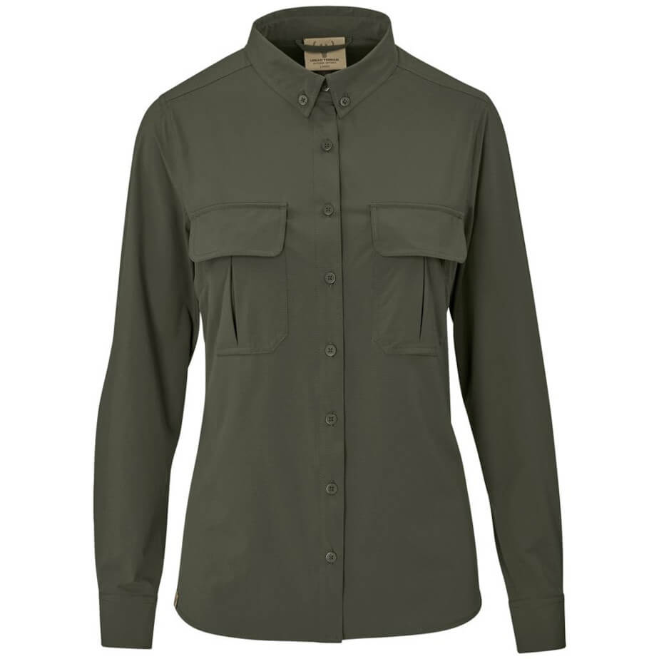 Ladies Long Amatola Shirt Olive